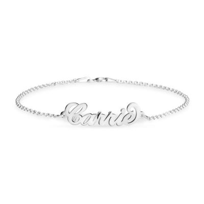 Carrie - Personalized Name Bracelet Adjustable 6”-7.5”