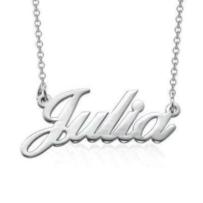 Julia - Custom Name Necklace Adjustable Chain 16”-20”