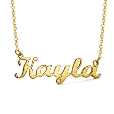 Kayla - Personalized Any Name Choker Necklace Adjustable 16”-20”