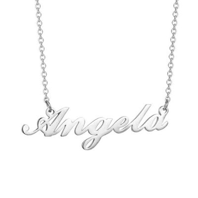 Angela - Personalized Name Necklace Adjustable Chain 16“-20“
