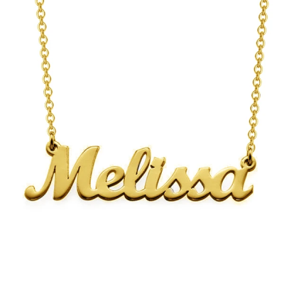 Melissa - Personalized Name Necklace Adjustable 16”-20”