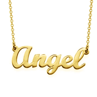 Angel - Personalized Classic Name Necklaces Adjustable Chain 16”-20”