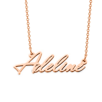 Personalized Classic Name Necklace Adjustable Chain 16”-20”