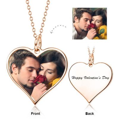 I Must Have You - Custom Photo Text Necklace Adjustable 16”-20”