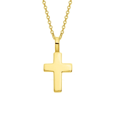 Personalized Cross Necklace Adjustable 16”-20”