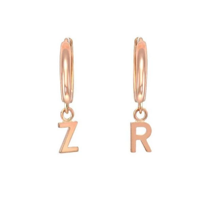Personalized Letters Hoop Earrings