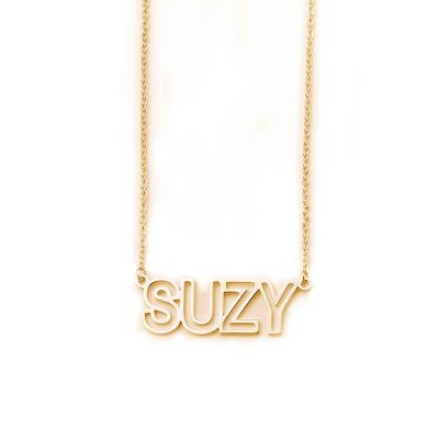 Suzy - Personalized Name Necklace Adjustable 16”-20”