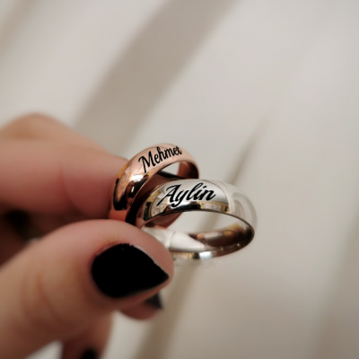 Personalized Engraved Name Ring