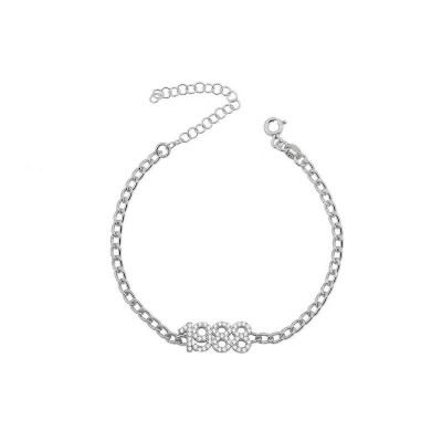 Personalized Year Link Bracelet Adjustable 6”-7.5”