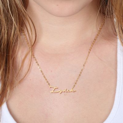 Signature Style Name Necklace Adjustable 16”-20”