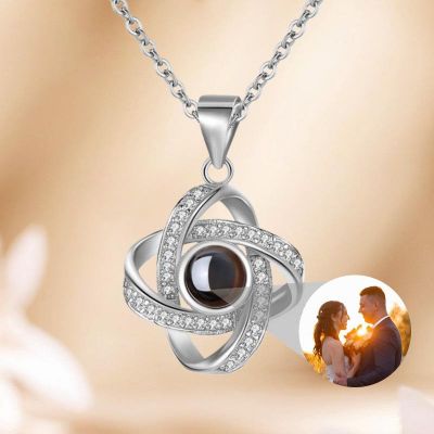 Personalized Photo Projection Necklace with Custom Image