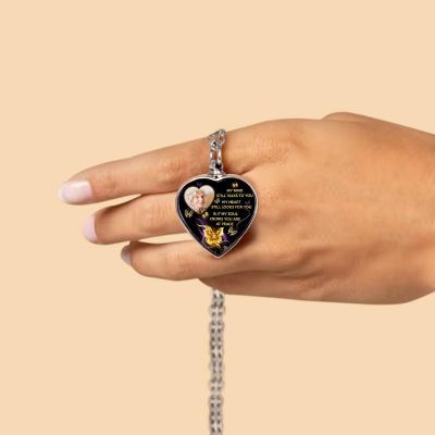 Conversations in My Mind: Personalized Picture Urn Necklace for Remembrance