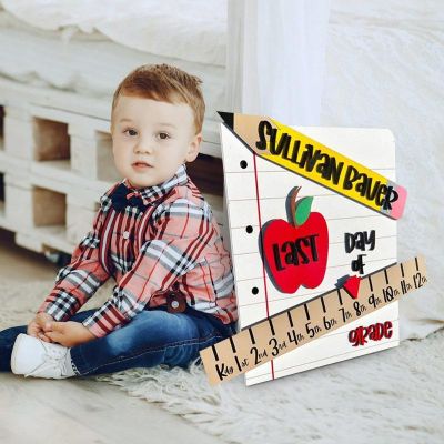 Customizable Interchangeable Back-to-School Sign: Perfect Gift for Kids on their First, 100th, or Last Day of School