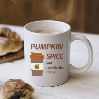 Pumpkin Spice And Reproductive Rights Mug - Personalized Halloween Gifts