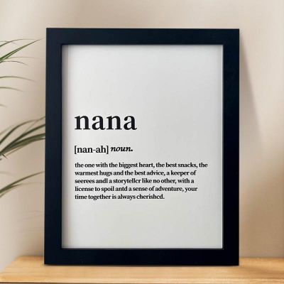 Custom Family Name Sign Home Decor For Nana