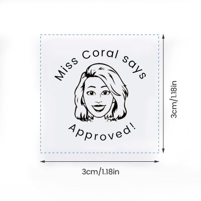 Custom Portrait Stamps - Personalized Photo Avatar Stamps - Gifts For Teachers
