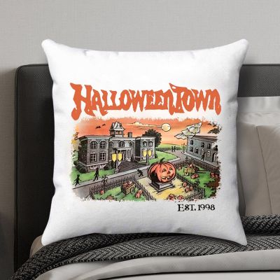Retro Halloweentown Est 1998 Halloween Gift Pillow