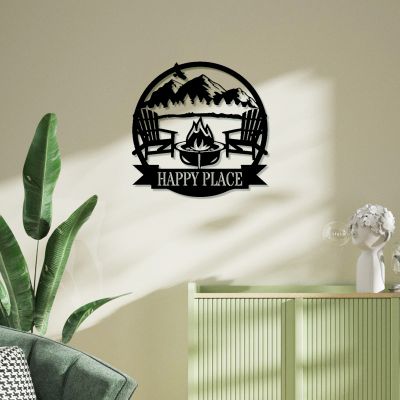 Wall Decoration With Personalized Text And Different Nature Scenes